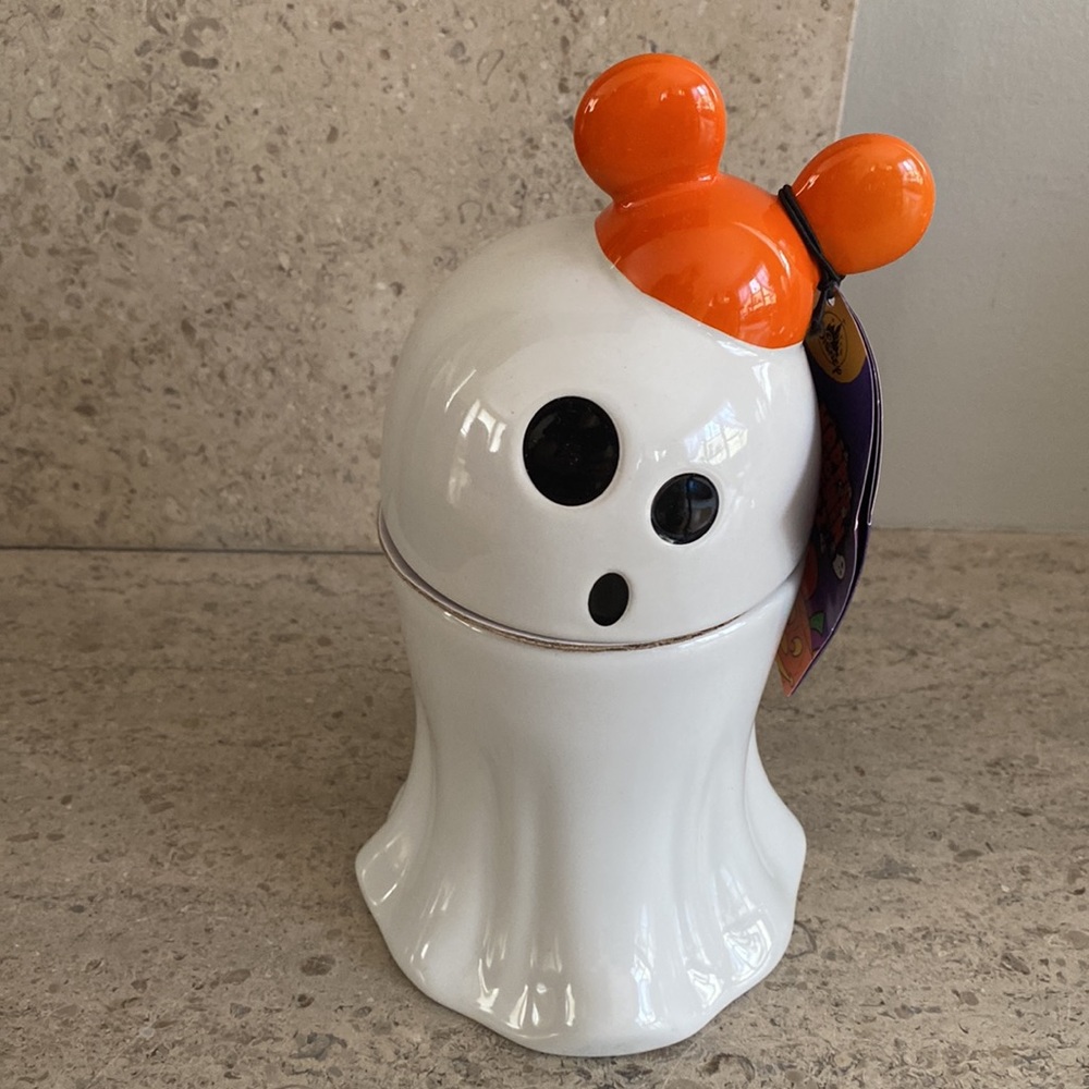 Disney Mickey Mouse Ghost Ceramic Candle - Picture 6 of 9